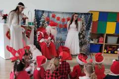 Krasnoludki spotkanie z Mikołajem