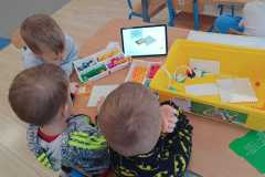 zajączki i tablet