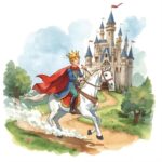 książę na białym koniu